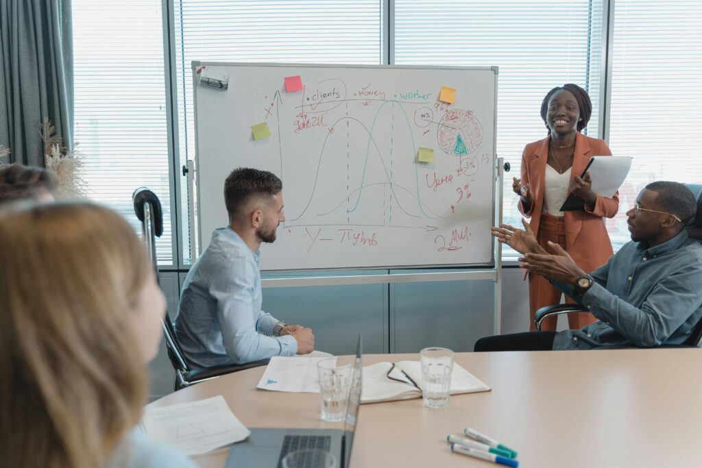 business team strategy meeting