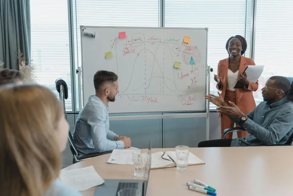 business team strategy meeting