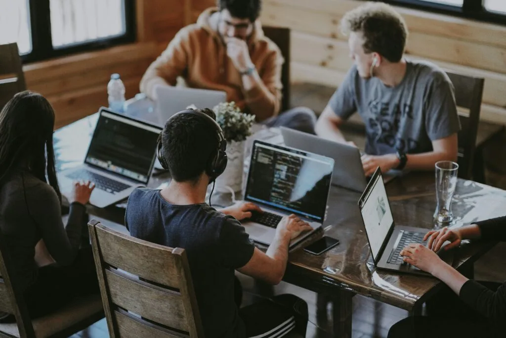 Custom Shopify Plus build team working on enterprise project